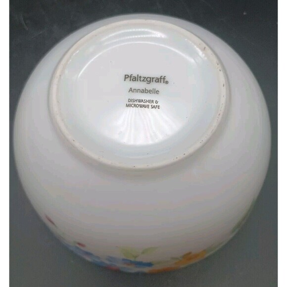 pfaltzgraff annabelle Botanic Cereal Bowl Flowers Floral  Ladybug - Picture 8 of 8